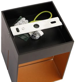 Set di 4 applique nere con oro 9,7 cm - Transfer Groove