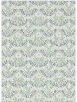 Tapete Morris Bellflowers von Morris & Co. - Grey/ Fennel