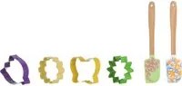 Set 2 spatole con 4 formine tagliabiscotti