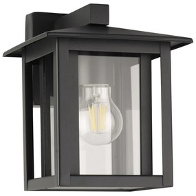 Applique Nera E27, IP54 per Esterni - Serie PILLAR Base E27