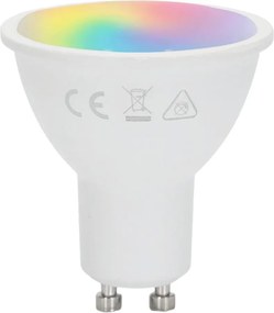 Aigostar - LED RGBW Lampadina dimmerabile GU10/4,8W/230V 3000K + telecomando
