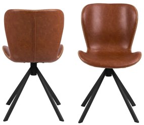 Sedia da pranzo marrone cognac Batilda - Actona