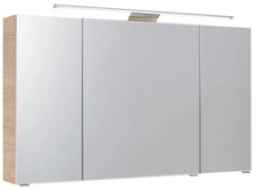 Pensile con luce Cassca PELIPAL bianco L 120 x H 70 x P 17 cm