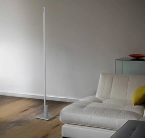 Quitani Talon LED piantana alluminio anodizzato naturale