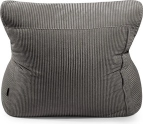 Puof a sacco marrone scuro con rivestimento in velluto a coste Lounge 100 – SLOWDOWN