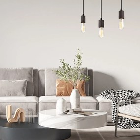 Apparecchio a sospensione nero Leon - LAMKUR