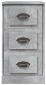 Credenza grigio cemento 36x35,5x67,5 cm in legno multistrato