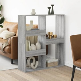 Divisorio Grigio Sonoma 100x33x115 Cm İn Truciolato /