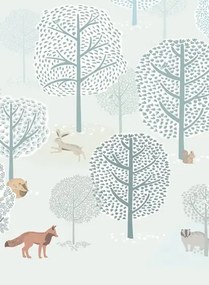 Eijffinger Carta da parati Forest Animals - 399116