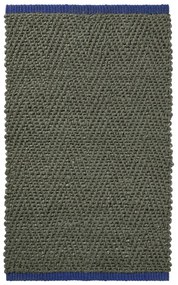 Tappeto verde scuro in iuta 50x80 cm Notes – Mette Ditmer Denmark