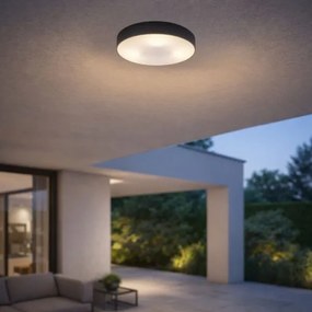 Rabalux 75065 - Plafoniera da esterno DOLEN 2xE27/9W/230V Ø 29 cm IP43 nero