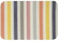 Tovaglietta strisce colorate in plastica 29,5x30 cm