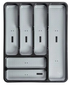 Credenza nera e grigia Basic - Addis