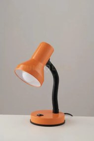 Ldt lampada da scrivania flessibile pulsante on-off arancione 1 luc...