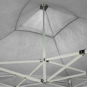 Gazebo Richiudibile Pieghevole 3x2m in Acciaio e PVC Impermeabile Bianco...