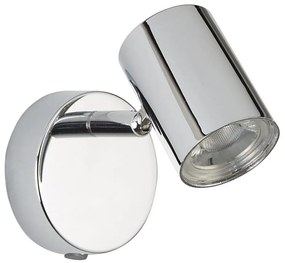 Searchlight 3171CC - Luce Spot da parete a LED ROLLO 1xLED/4W/230V cromo