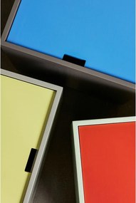 Cassapanca in legno di frassino giallo-grigio 40x45 cm Vault - Hübsch