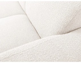 Divano angolare bianco in tessuto bouclé (angolo destro) Molino - Micadoni Home