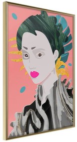 Poster  Geisha  Cornice Quadri Cornice d'oro, Larghezza x Altezza Home decor 20x30