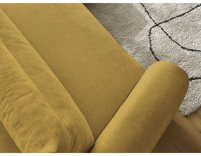 Divano angolare in giallo ocra Aden – Bobochic Paris