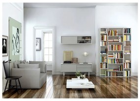 Libreria bianca 144x224 cm Valsa – TemaHome