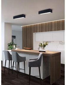 Immax NEO 07074-60-Plafoniera LED dimmerabile CANTO 34W/230V nero Tuya+RC