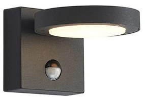 Lucande - Belna LED Applique da Parete da Esterno con Sensore Grafite Lucande