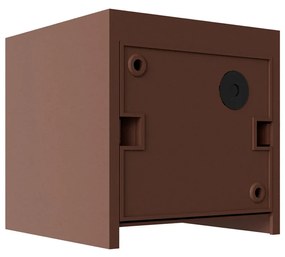 Applique LED Cubo 12W Bidirezionale Corten IP65 CCT OSRAM Chip LED