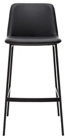 Sgabelli da bar design nero H75 cm (lotto di 2) ARSENE