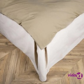 Venture Home Set da Letto Joar 200x150 cm Cotone Sabbia