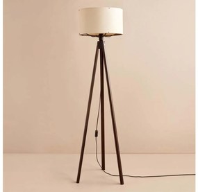 Lampada da terra AYD 1xE27/40W/230V marrone/beige