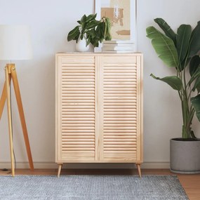 Ante Con Design A Lamelle 2 Pz 99,3x39,4 Cm İn Legno Di Pino /