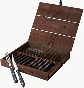 Set di 12 posate da bistecca Old Farmer, 6 persone