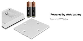 Pannello Full Touch WiFi Dimmer 4-Zone, base magnetica - White Colore del corpo Bianco