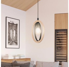 Eglo 43461 - Lampadario a sospensione con filo BASILDON 1xE27/40W/230V