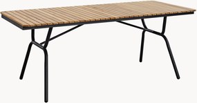 Tavolo con piano in legno di teak Parc, 198 x 88 cm