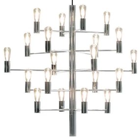 Manola 20 Lampadario Chrome - Herstal