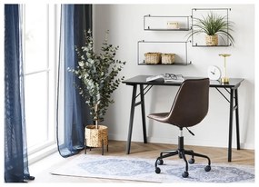 Sedia da ufficio marrone scuro Monaco – House Nordic