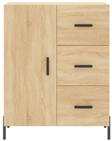 Credenza rovere sonoma 69,5x34x90 cm in legno multistrato