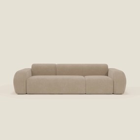 BonBon Divano modulare componibile – Composizione Spaccamattone in tessuto smacchiabile T23 beige