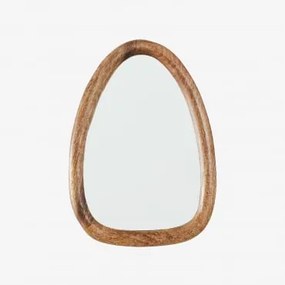 Specchio da parete Gabael in legno di mango A - Sklum