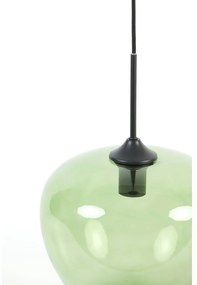 Lampada da soffitto verde con paralume in vetro ø 30 cm Mayson - Light &amp; Living