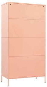 Armadio rosa 90x50x180 cm in acciaio