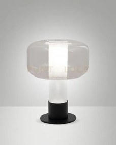 Flick lampada da tavolo trasparente 1 luce attacco e14 dimmerabile