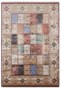 Tappeto Qoum Shah 8 orientale in cotone multicolore, L 180 x L 120 cm