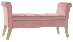 Panca DKD Home Decor   Rosa Legno Plastica 130 x 44 x 69 cm