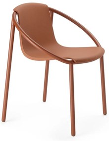 Sedie da pranzo color mattone Ringo - Umbra