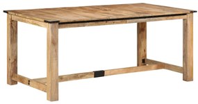 Tavolo da Pranzo 180x90x75 cm in Legno Massello di Mango