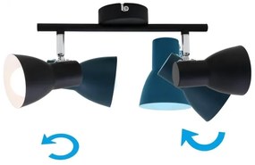 Briloner&nbsp;10698891 - Faretto 2xE14/25W/230V nero