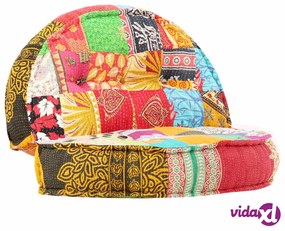 vidaXL Pouf 100x20 cm in Tessuto Patchwork
